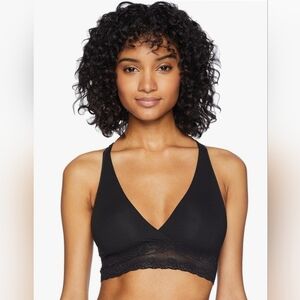 Natori  New Black Lace Racerback Bralette